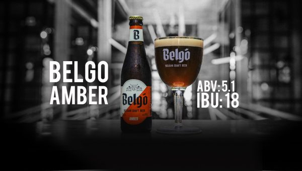 Bia Belgo - Amber 5,1% – Chai 330ml