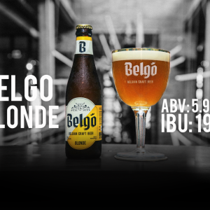 Bia Belgo - Blonde  5,9% – Chai 330ml
