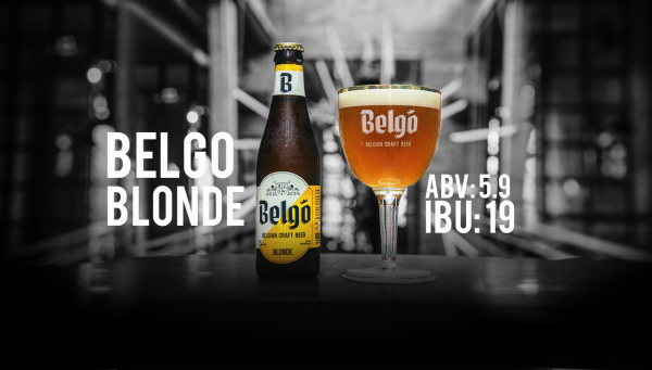 Bia Belgo - Blonde  5,9% – Chai 330ml