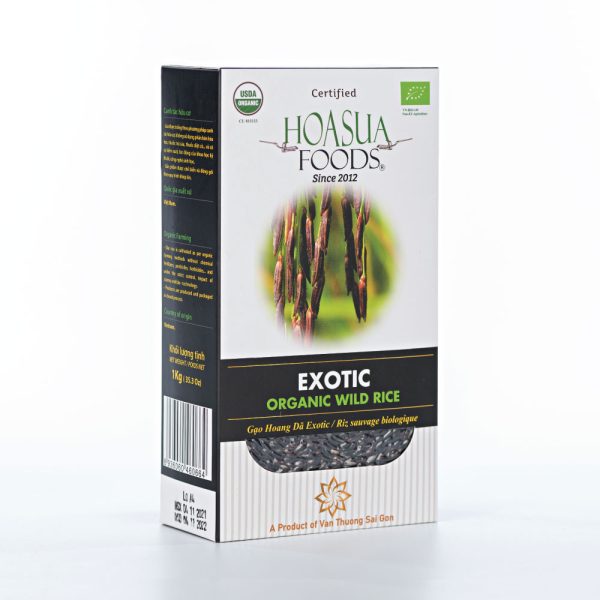 Gạo Lứt Đen Hoang Dã Hữu Cơ Exotic Hoa Sữa 1kg