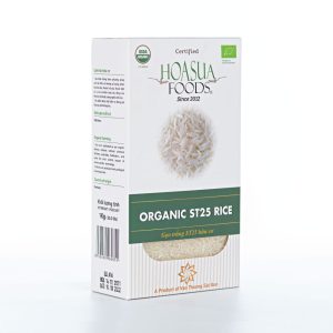 Gạo Trắng Hữu Cơ ST25 Hoa Sữa 1kg
