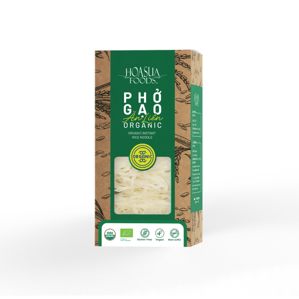 Phở Gạo Ăn Liền Hữu Cơ Hoa Sữa 60gx6