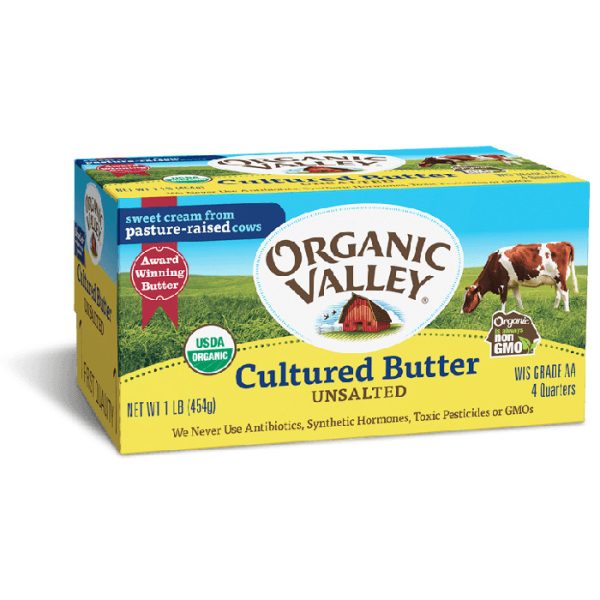 Bơ Lạt 454g Cultured Butter Unsalted 12oz (454g)